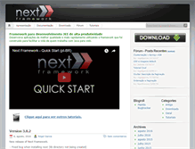 Tablet Screenshot of nextframework.org